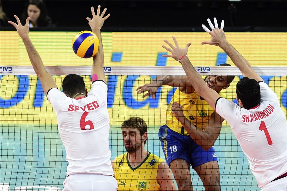 والیبال ایران و برزیل
