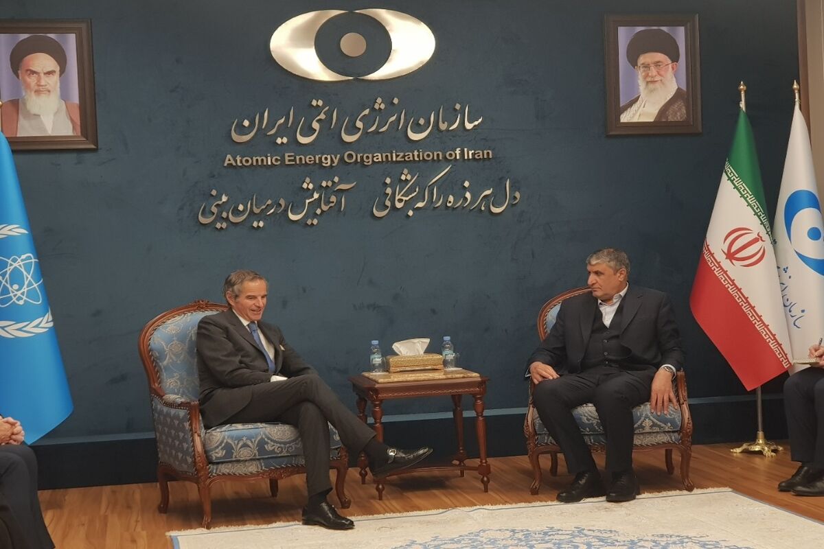 مذاکرات رافائل گروسی با محمد اسلامی
