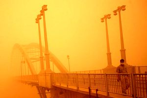 گرد و خاک عراقی در برخی مناطق خوزستان رخ داد