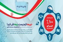 بخشودگی صد درصد جرایم بیمه شخص ثالث موتور سیکلت و وسایل نقلیه کشاورزی