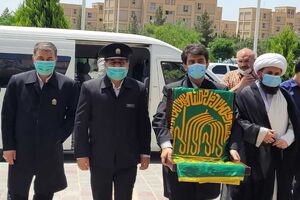 "خدمت کریمانه، جهاد عالمانه" شعار  کاروان زیر سایه خورشید