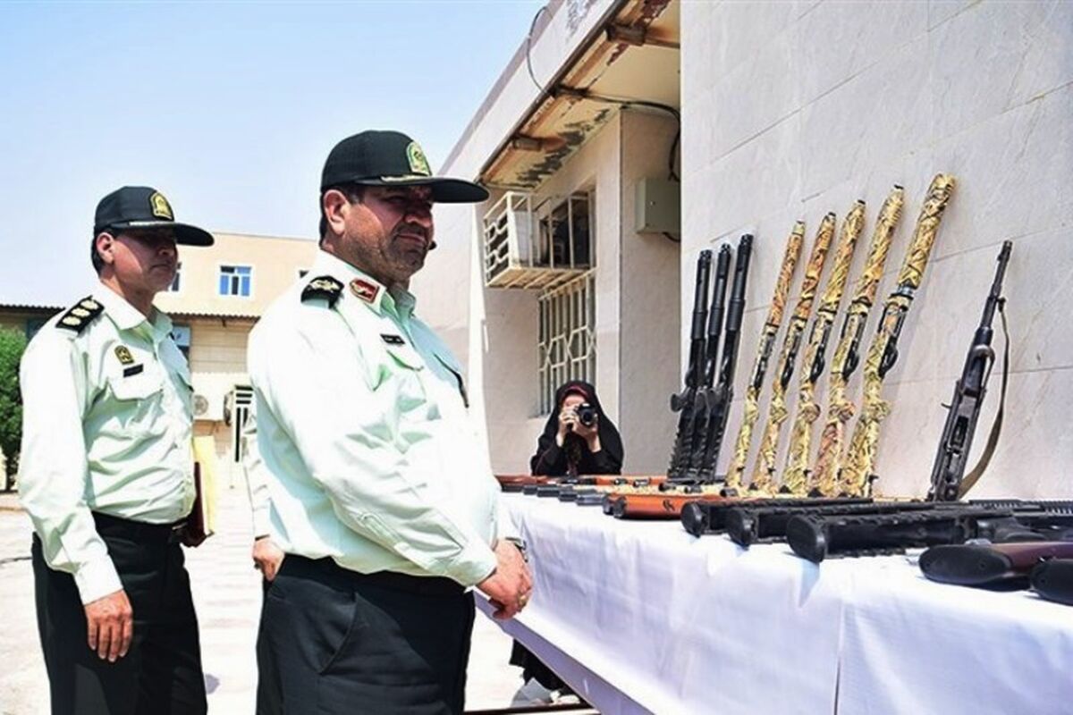 کشغ سلاح غیرمجاز در خوزستان