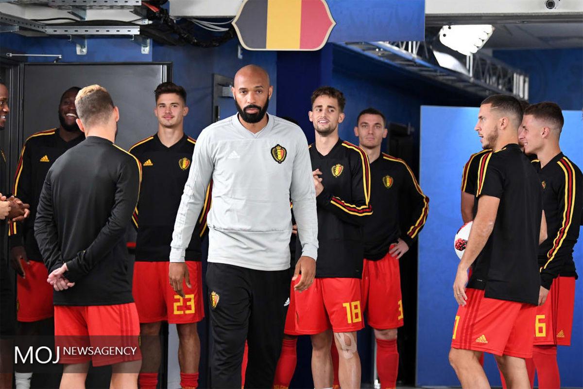 جام جهانی فوتبال - دیدار تیم های فرانسه و بلژیک