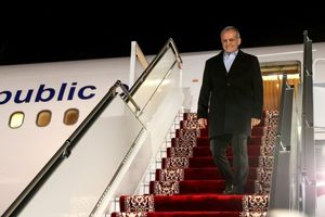 رئیس جمهوری ایران پس از سفر به جمهوری آذربایجان به ایران بازگشت