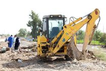 مهار حادثه خط انتقال آب اصفهان بزرگ