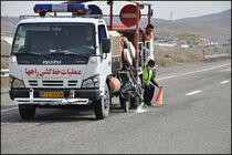 تجدید خط کشی 522 کیلومتر از محورهای مواصلاتی اردبیل