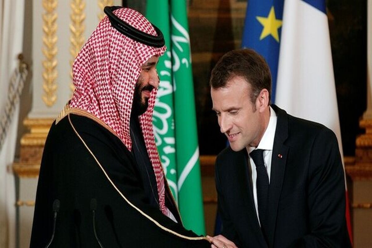 بن سلمان و مکرون