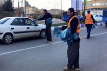 توزیع ۱۵ هزار کیسه زباله در خروجی سنندج 