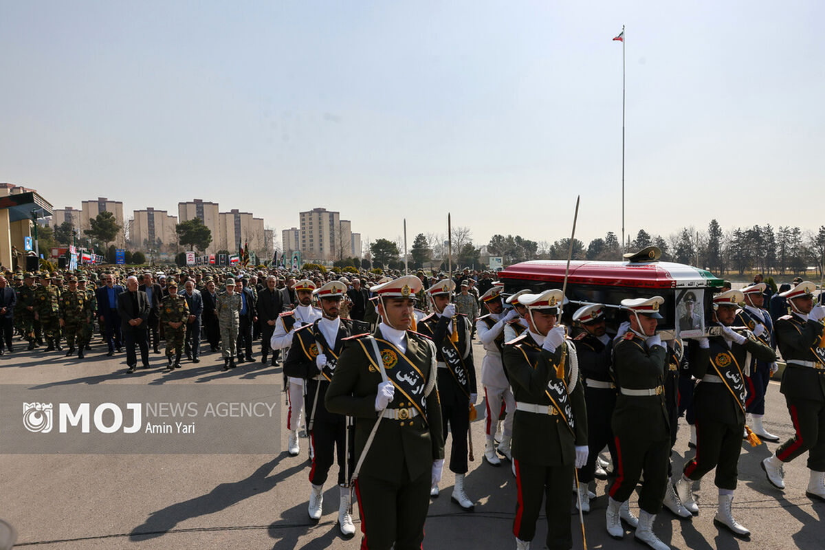 تشییع پیکر امیر سرتیپ «ناصر محمدی‌فر»
