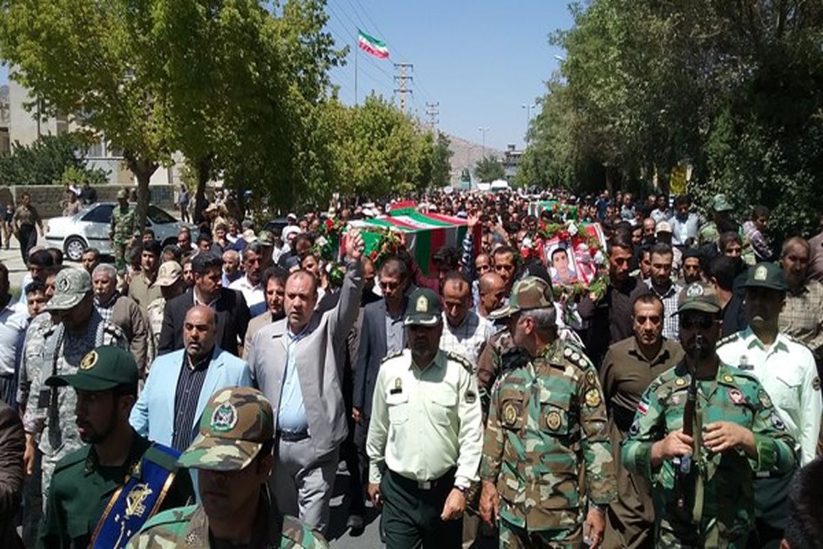 تشیع پیکر حادثه تروریستی مریوان