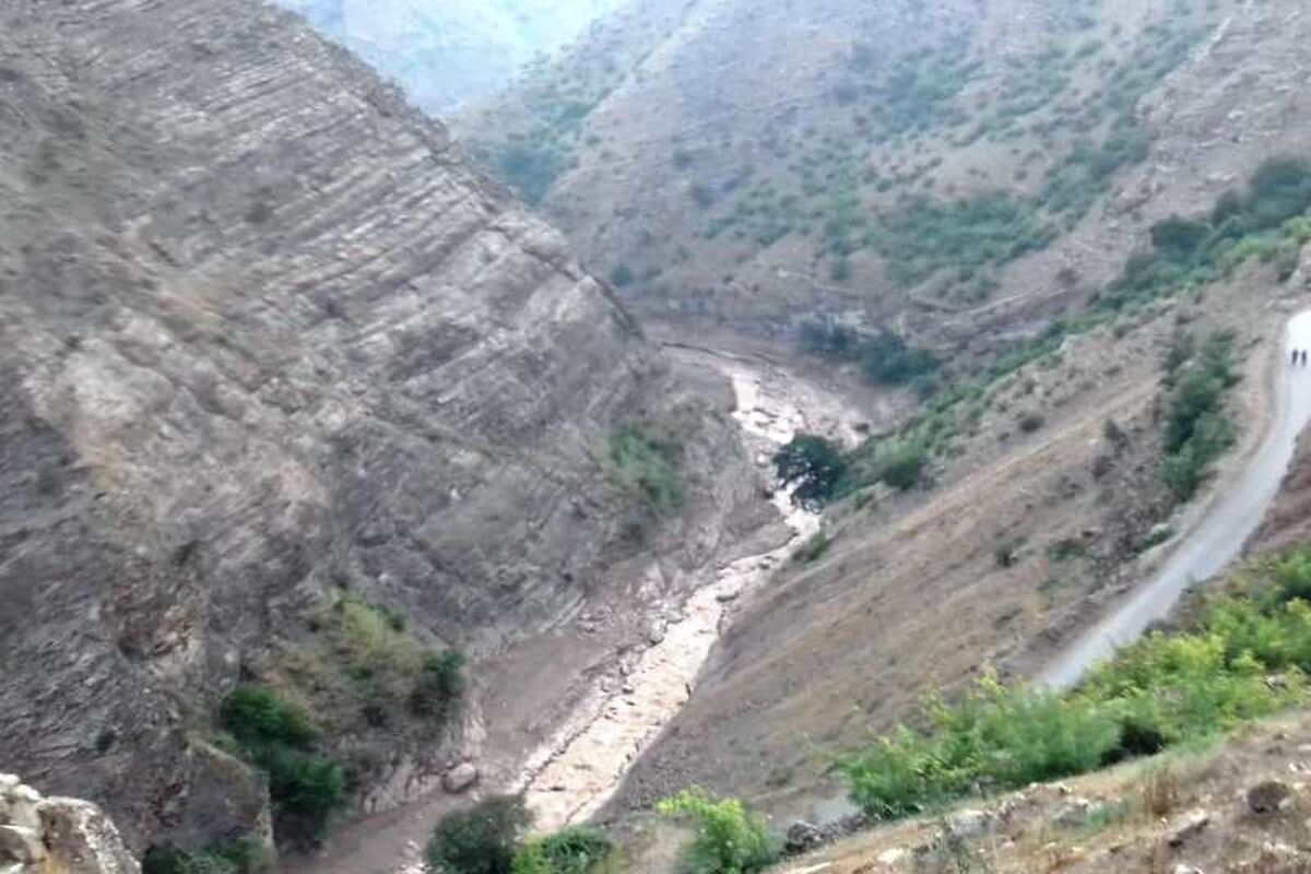 سیل مرزن آباد چالوس مرداد 1401