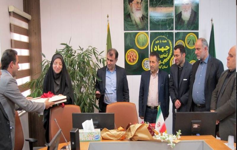 سرپرست معاونت بهبود تولیدات گیاهی جهاد کشاورزی گیلان منصوب شد