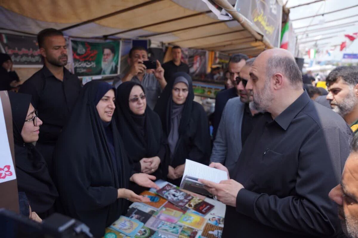 بازدید سرپرست معاونت سیاسی، امنیتی و اجتماعی استانداری مازندران در بازدید از موکب فرهنگ و ارشاد اسلامی میاندورود