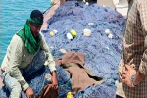 توقیف یک فروند قایق غیرمجاز پرساین متخلف در شرق جزیره هرمز