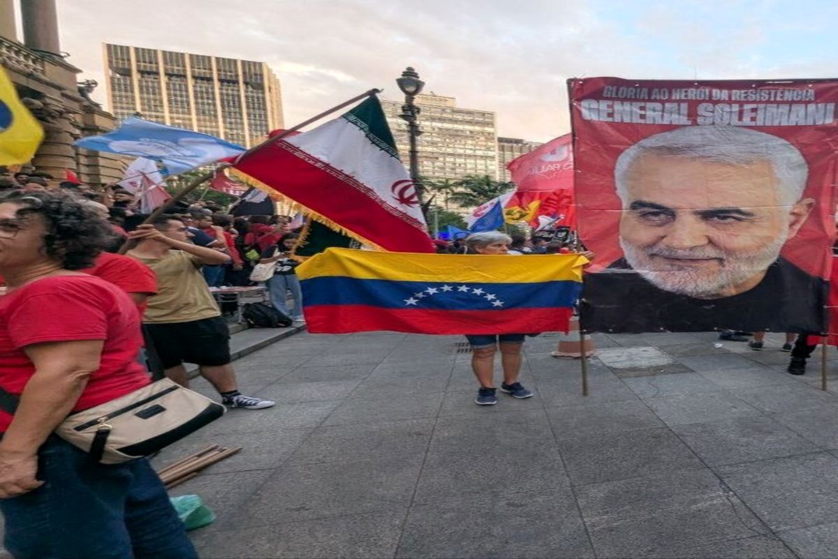 برزیلی‌ها در حمایت از ایران تظاهرات کردند