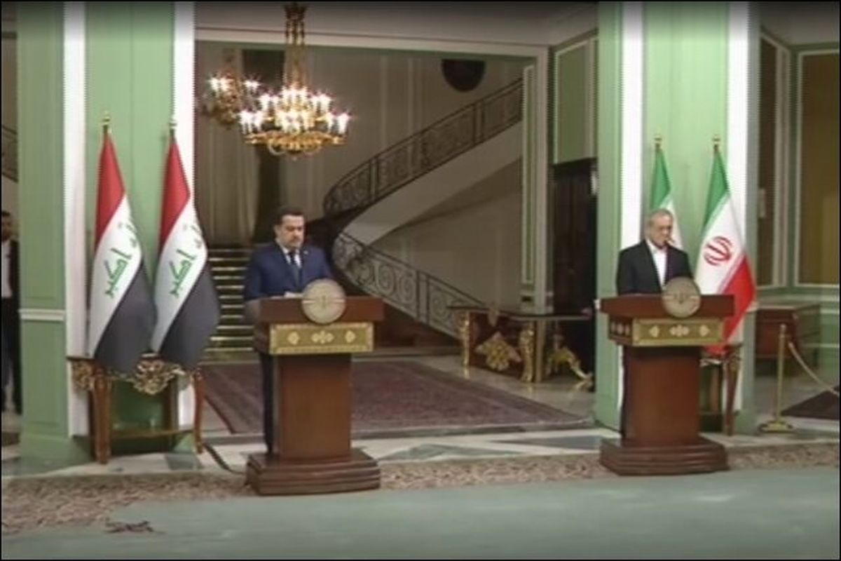 رئیس جمهور در نشست خبری مشترک با نخست وزیر عراق