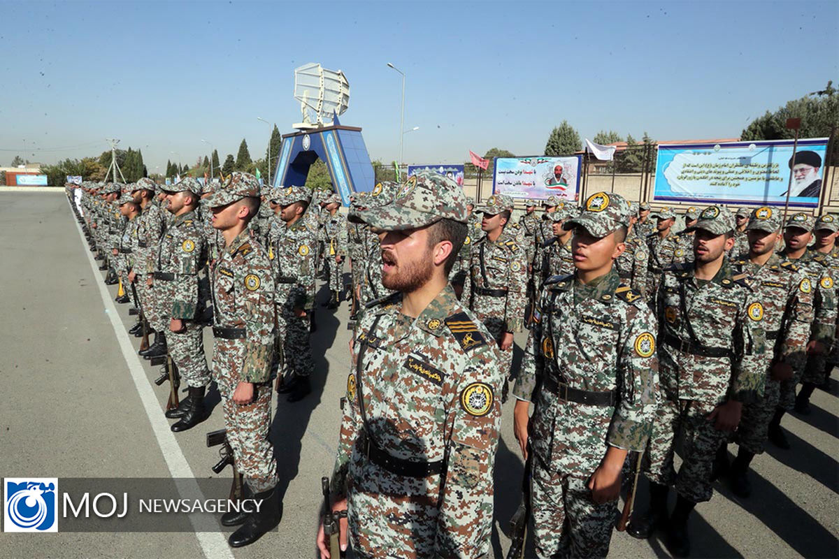 صبحگاه مشترک عهد سربازی در نیروی پدافند هوایی ارتش 