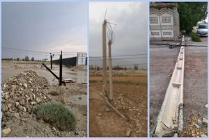 سیلاب و طوفان باعث اختلال و خسارت میلیاردی به شبکه برق فارس شد