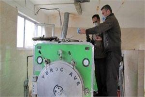 بازدید کارشناسان محیط زیست از دستگاه بی خطر ساز بیمارستان شفاءوامام خمینی(ره) ارومیه 