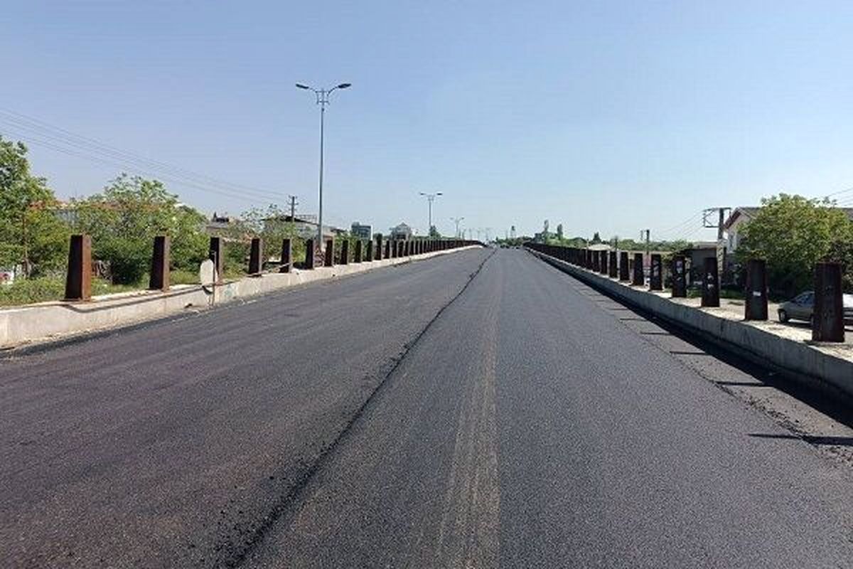 پل روگذر سوخته کلا قائمشهر