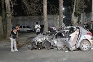 تصادف پژو ۲۰۶ با یک درخت چند کشته بر جای گذاشت 
