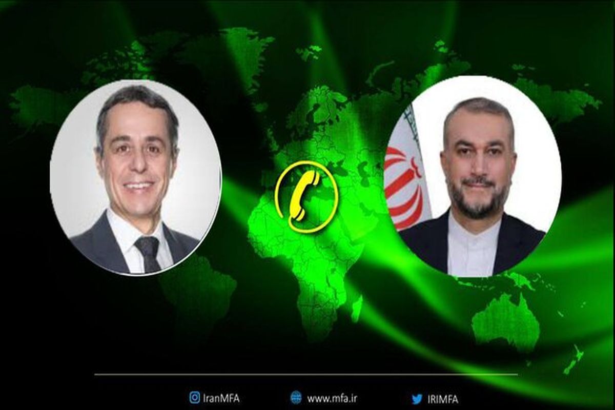 وزیر امور خارجه ایران و سوئیس