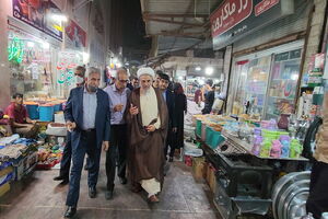بازدید سرزده نماینده ولی فقیه در هرمزگان از بازار بندرعباس
