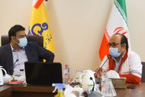 یاری رسانی شرکت گاز هرمزگان به جمعیت هلال احمر