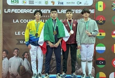 شمشیرباز نوجوان ایران در جام جهانی سنگال قهرمان شد