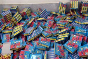 کشف 92 کیلو مواد اولیه ساخت ترقه های دست ساز خطرناک درنجف آباد