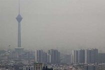شاخص کیفیت هوای تهران امروز 11 فرودین 136 شد