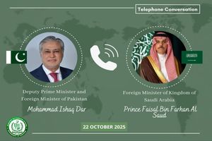 بررسی اوضاع غزه توسط وزرای خارجه پاکستان و عربستان