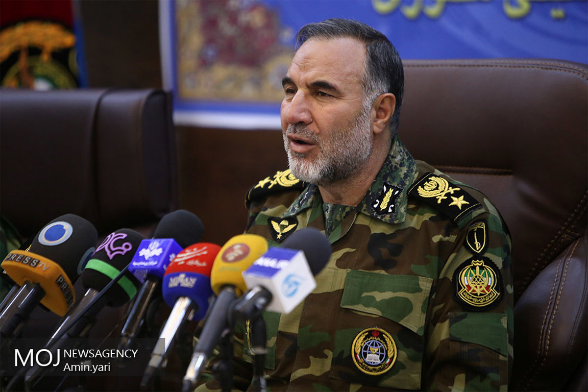 نشست خبری فرمانده نیروی زمینی ارتش/امیر کیومرث حیدری فرمانده نیروی زمینی ارتش