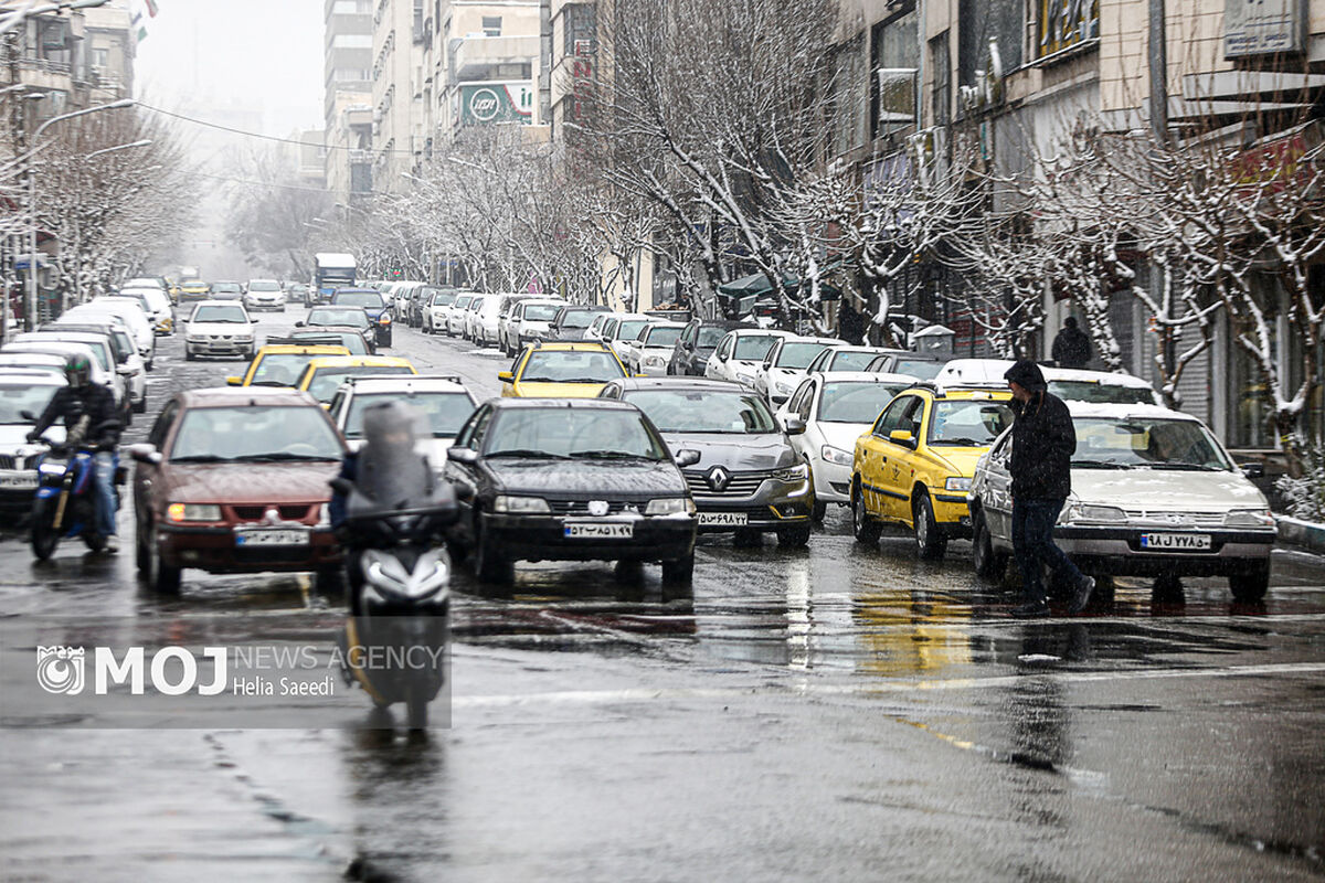 بارش برف در تهران