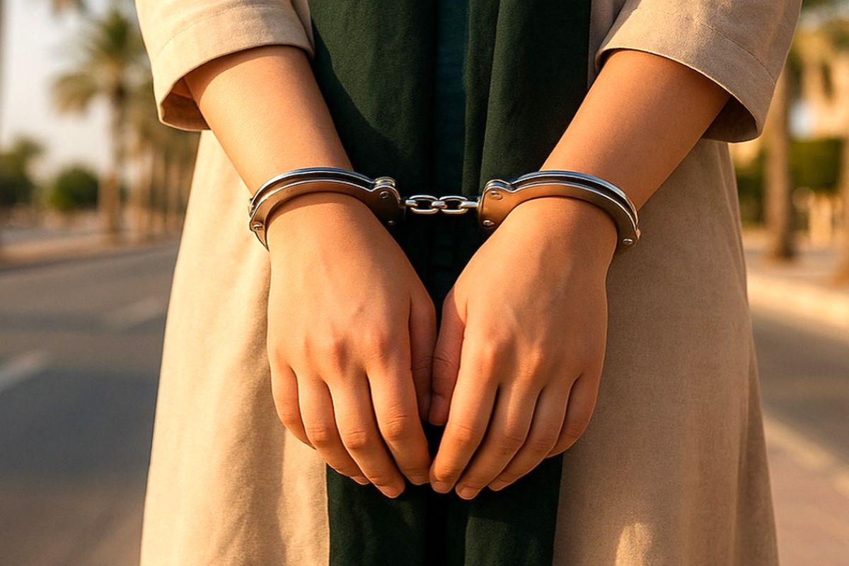 دستگیری سارق زن در کیش 