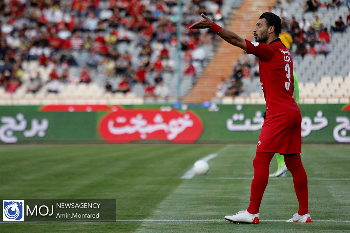 دیدار تیم های فوتبال پرسپولیس و پارس جنوبی جم/ شجاع خلیل زاده
