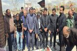 مراسم چهلم شهید هوافضا در بخش رخ تربت حیدریه برگزار شد