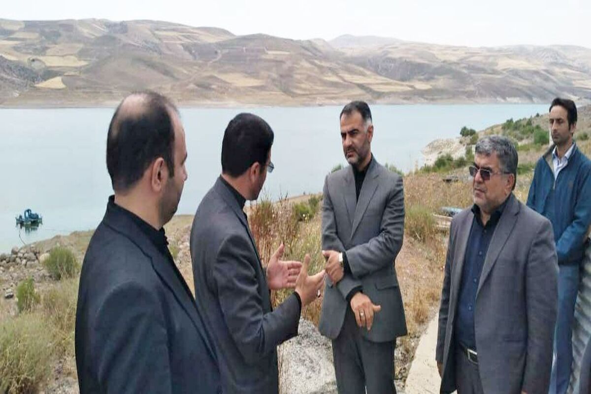 بازدید فرماندار اردبیل از سد یامچی