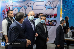 بازدید رییس مجلس از ستاد انتخابات کشور