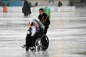 ارائه خدمات شبانه روزی نوروزی به سالمندان در حرم کریمه اهل بیت(س)