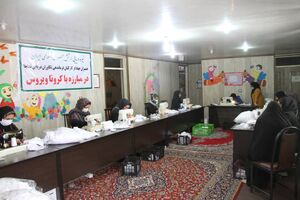 بازدید رییس سازمان نظام مهندسی کشاورزی یزد از کارگاه تولید ماسک