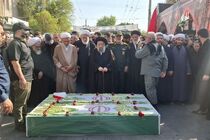 تشییع باشکوه پیکر سپهبد شهید رشید و فرزندش ‌در دزفول + فیلم