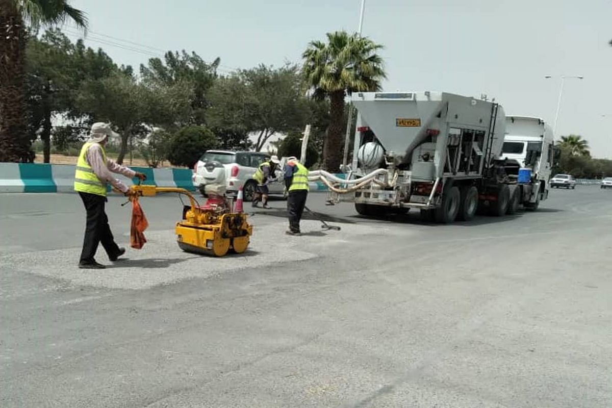 آسفالت معابر یزد