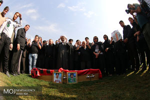 مراسم تشییع پیکر ابراهیم آشتیانی