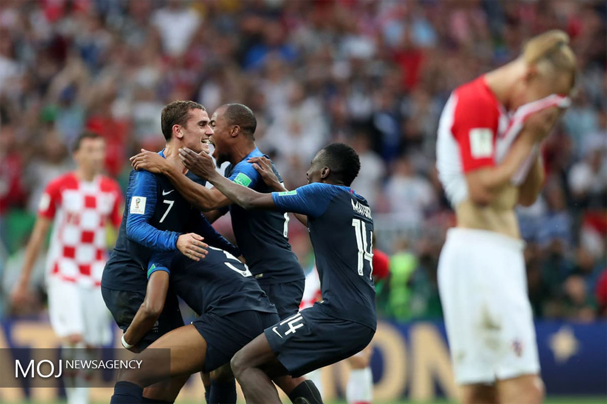 فینال جام جهانی فوتبال - دیدار تیم های فرانسه و کرواسی