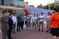 بازدید منعم از اردوی تیم ملی کشتی در قم