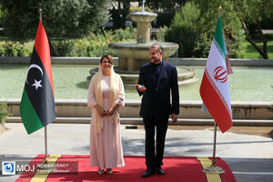 دیدار وزرای خارجه لیبی و ایران
