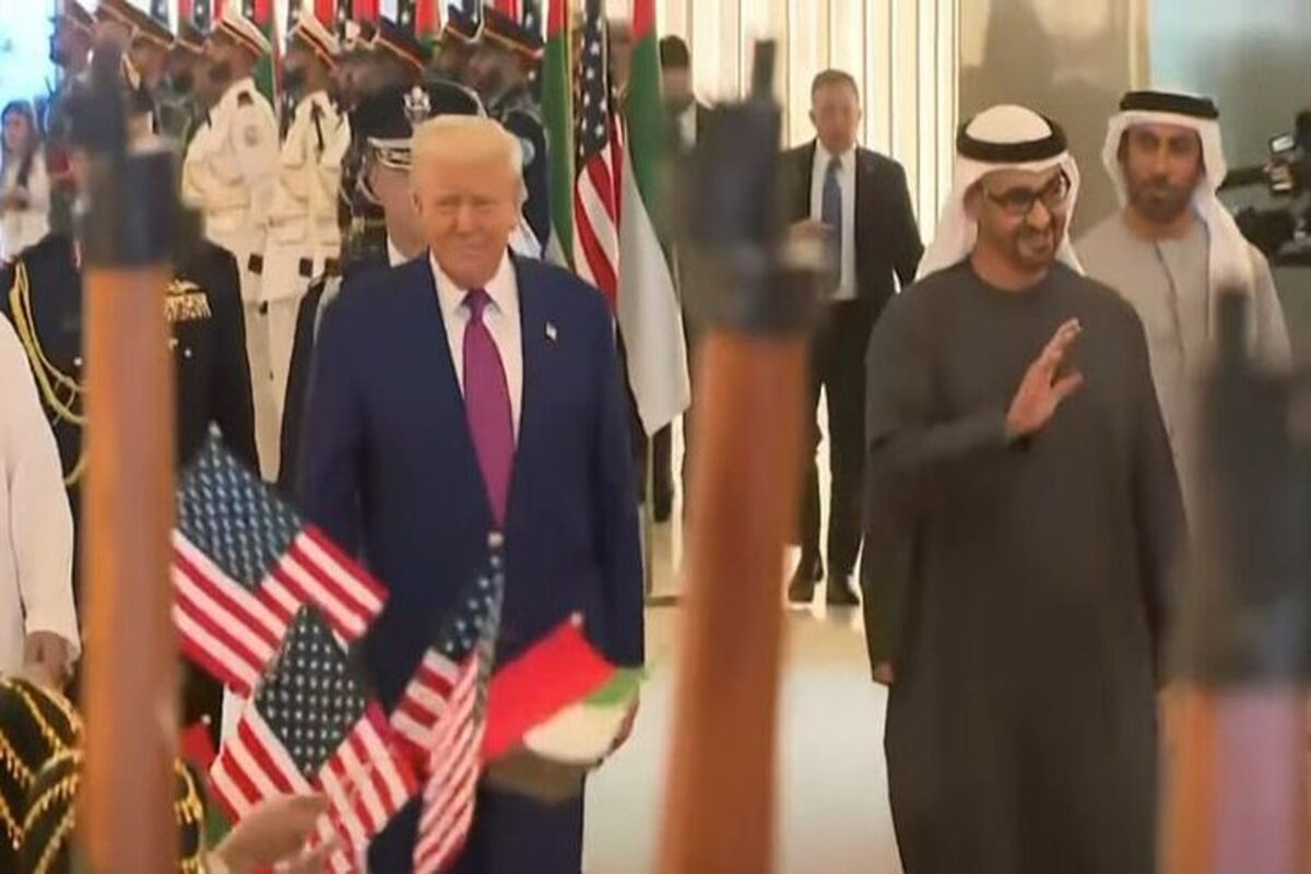 ترامپ و رئیس امارات