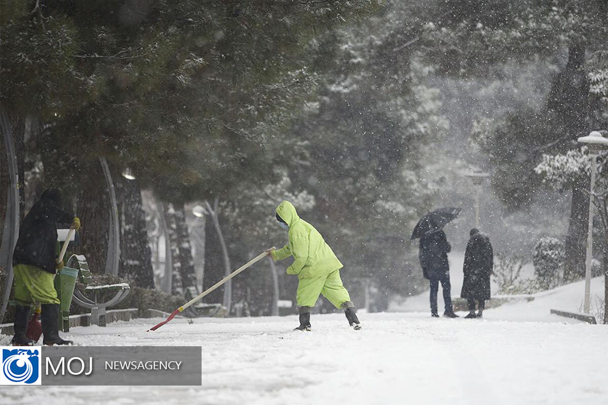 بارش برف در تهران