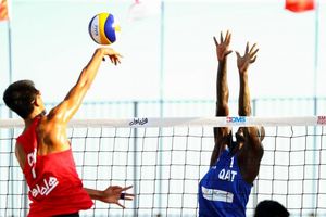 Iran beach volleyball defeated Thailand at 23rd Samila Open